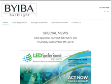 Tablet Screenshot of byiba.com